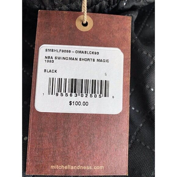 Mitchell & Ness NBA Swingman Shorts Orlando Magic 1993 Black Men’s Size S NEW - Picture 7 of 11